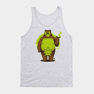 High And Naked Bear v1 Tank Top